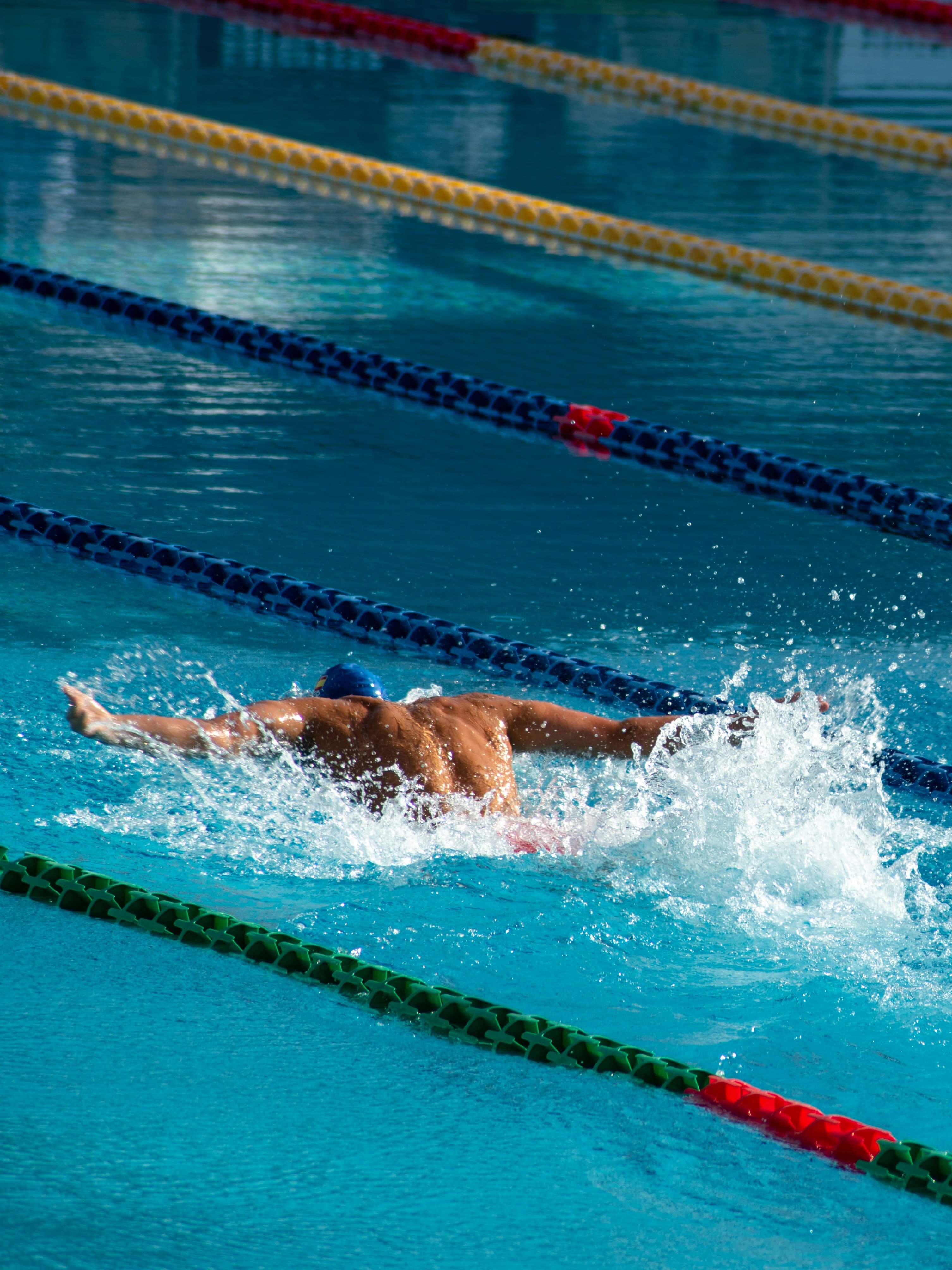 An open-water swimmer